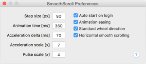 macOS Smooth Scroll